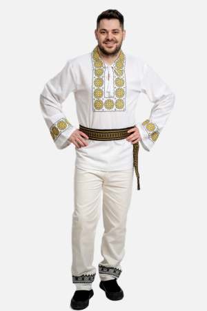 Costum traditional barbat camasa cu maneca larga