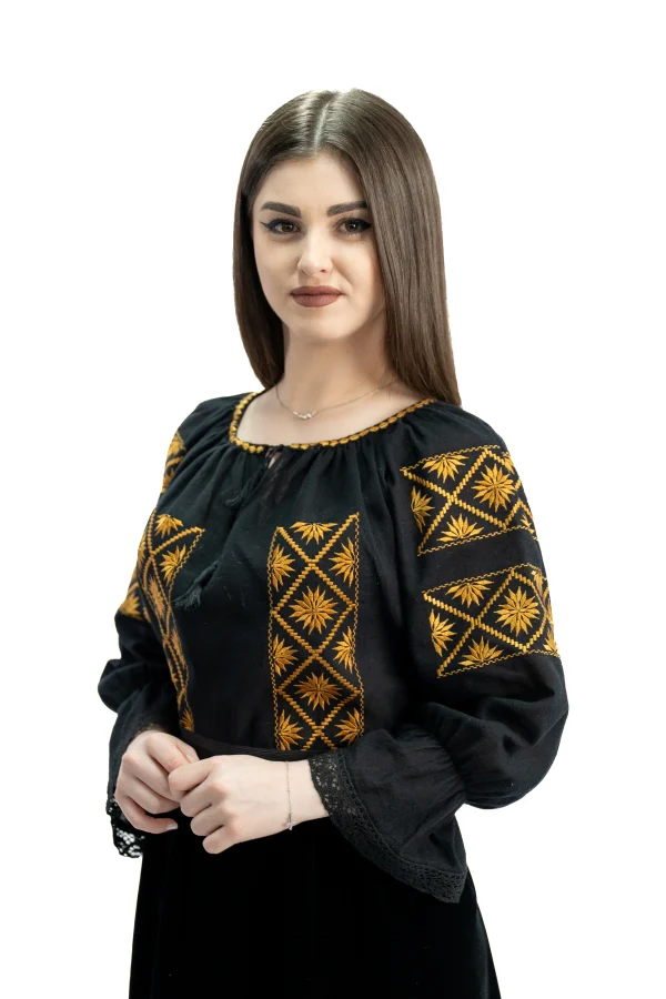 Ie traditionala dama neagra model stea (1)
